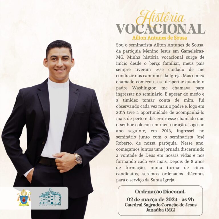 Diácono: Ailton Antunes de Sousa